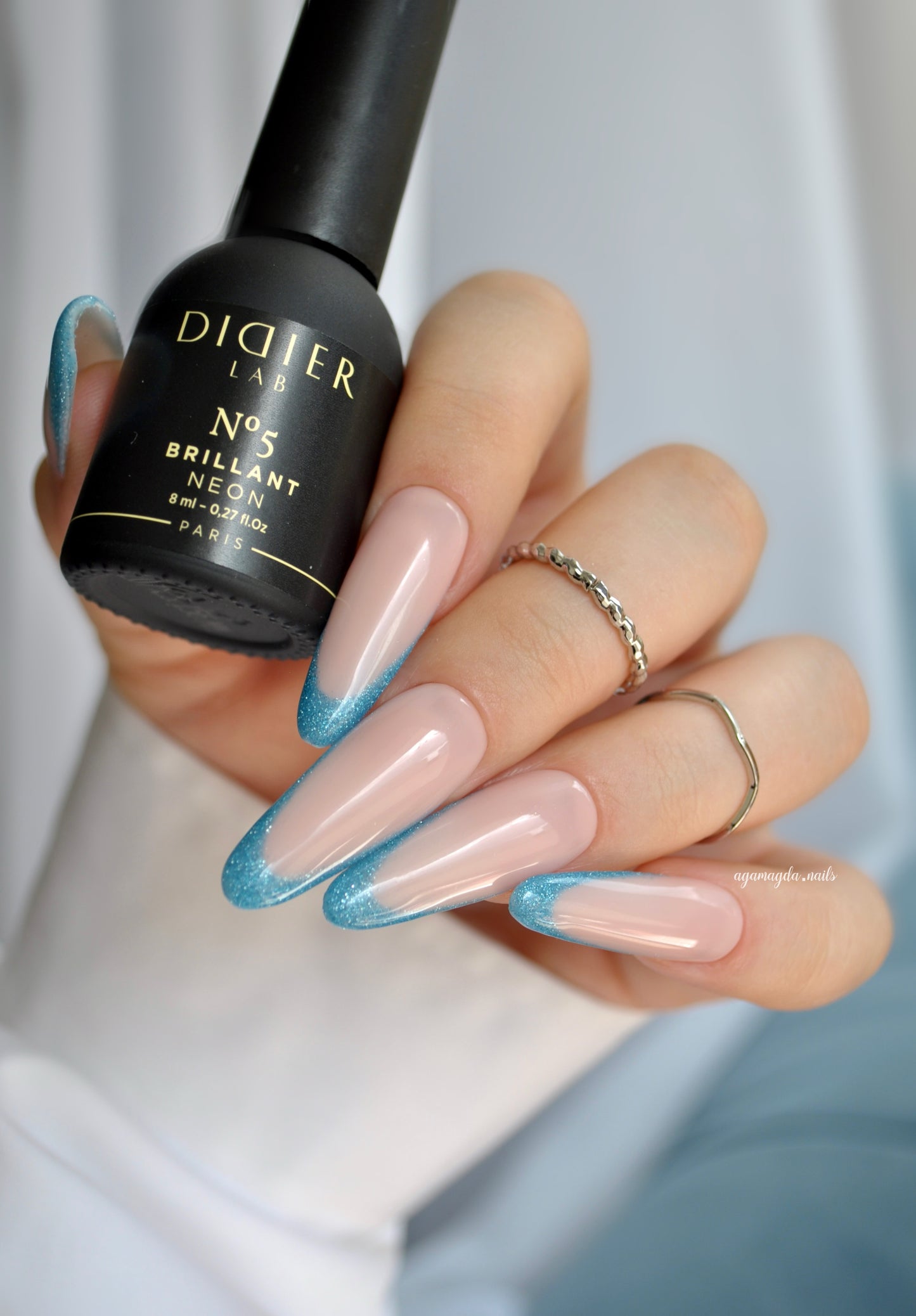 Geelilakka Brillant NEON No5 hema & tpo vapaa Didier Lab 8ml