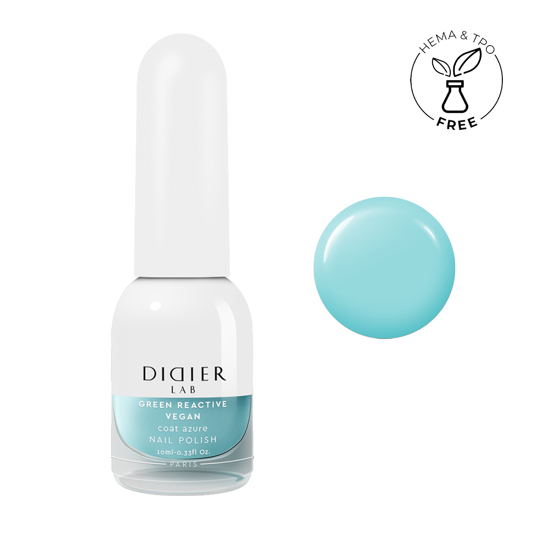 Vegaaninen kynsilakka Green reactive Didier Lab coat azure 10ml