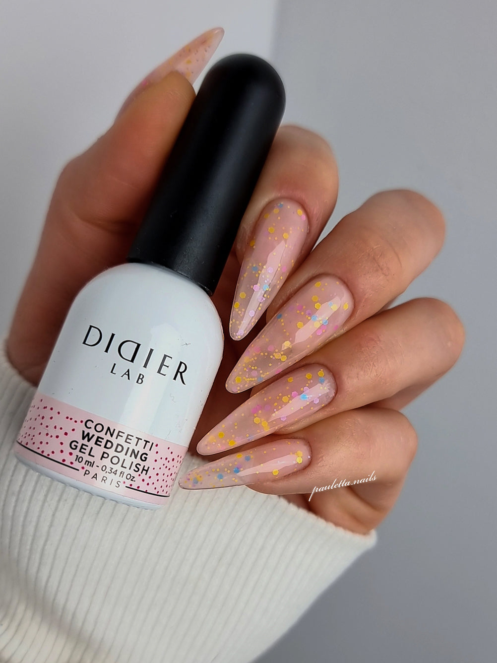 Geelilakka, Confetti Wedding, HEMA & TPO vapaa Didier Lab, 10ml