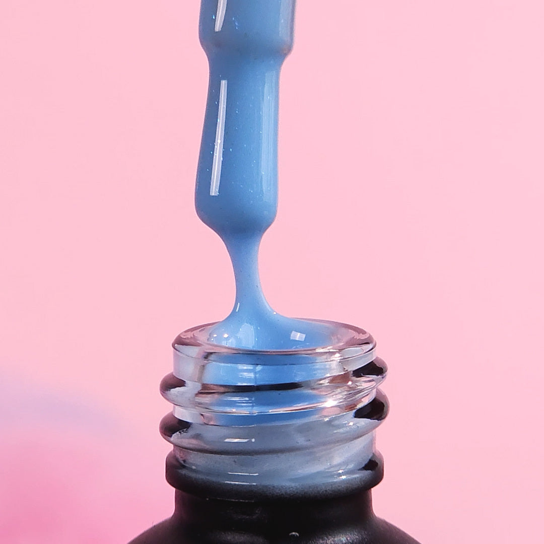 Geelilakka, Rubber base coat, dreamy sky, HEMA & TPO FREE 10ml