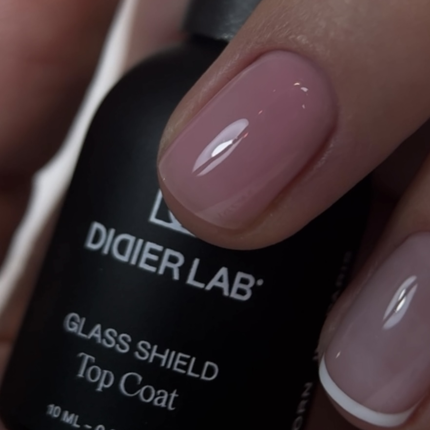 Lasimaisen kiillon antava päällyslakka, Super Glass Shield Top Coat, Didier Lab 10 ml