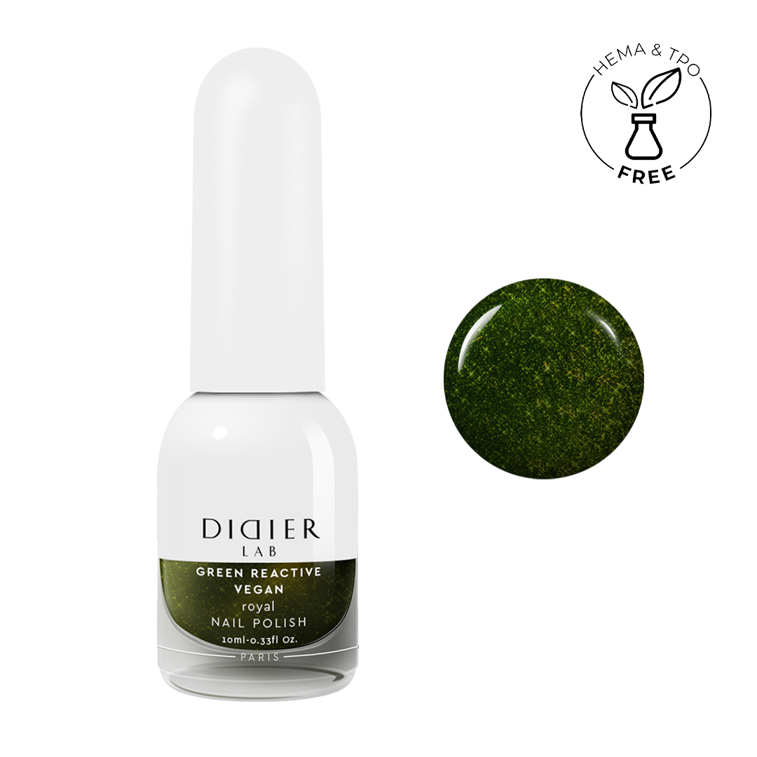 Vegaaninen kynsilakka Green reactive Didier Lab royal 10ml