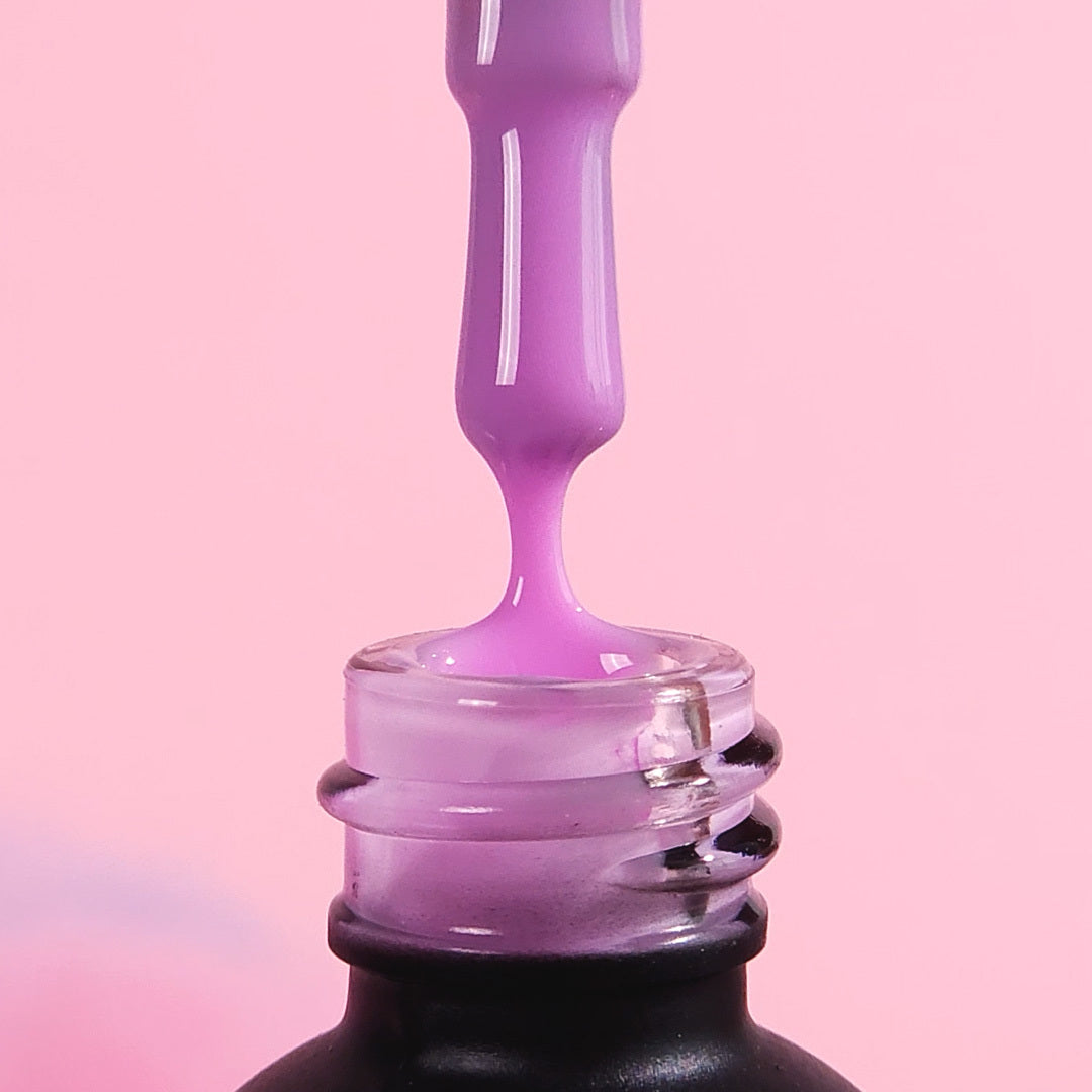 Geelilakka, Rubber base coat, soft lilac, 10ml