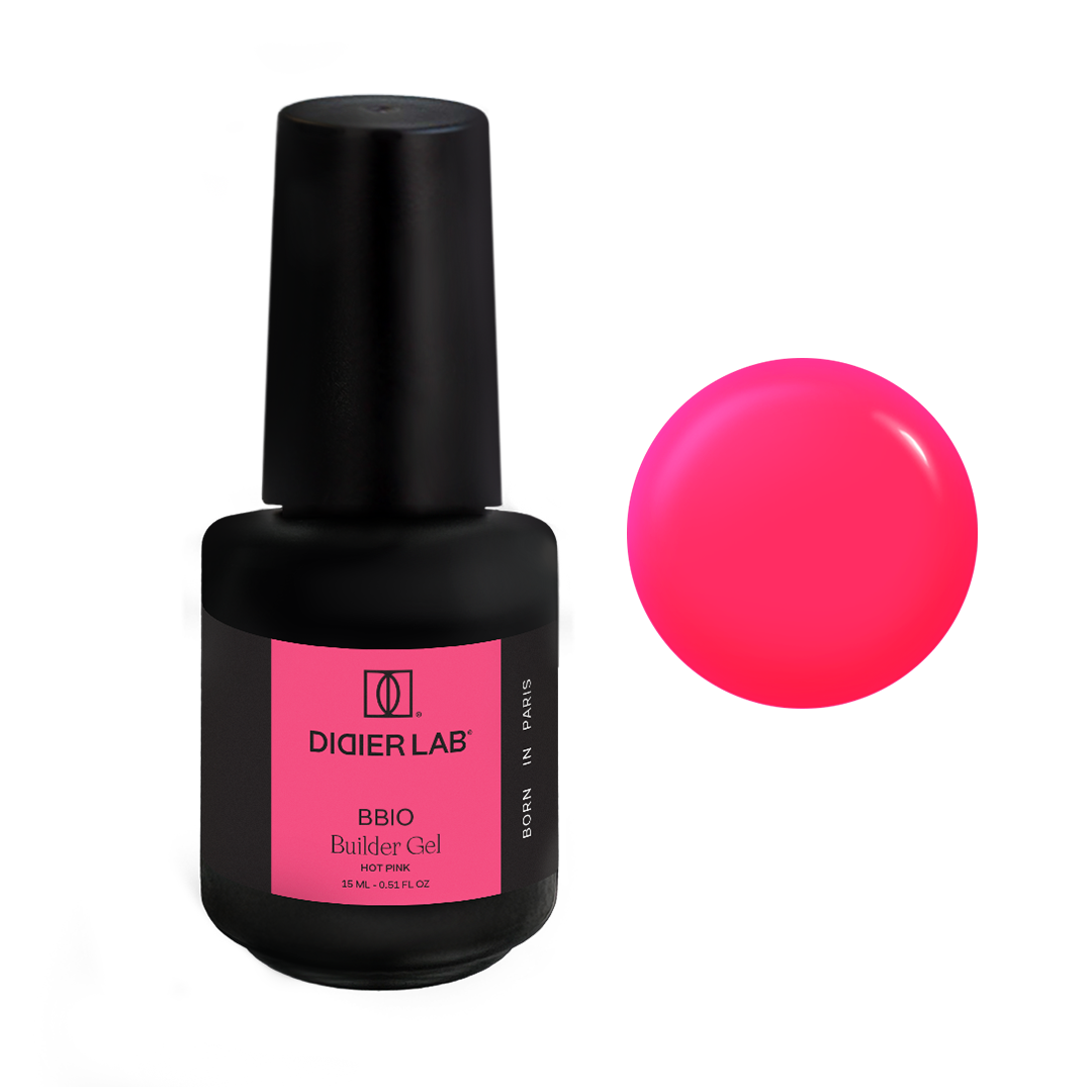 Rakennegeeli BBIO Didier Lab Hot Pink HEMA & TPO VAPAA 15ml