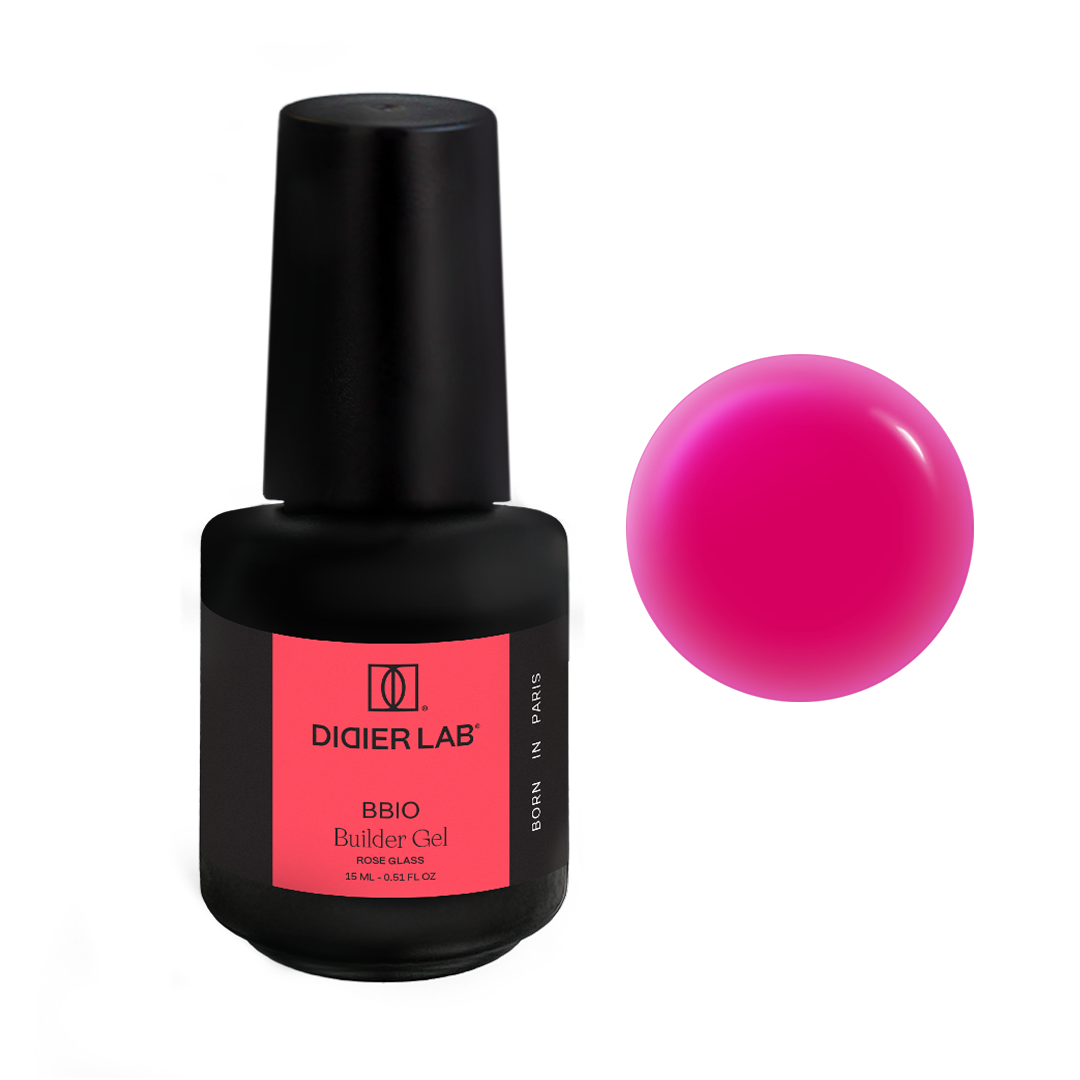 Rakennegeeli BBIO Didier Lab Rose Glass HEMA & TPO VAPAA 15ml