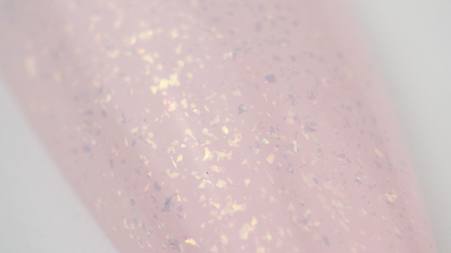 Geelipäällyslakka Glitter Top coat, gold, Didier Lab 10 ml