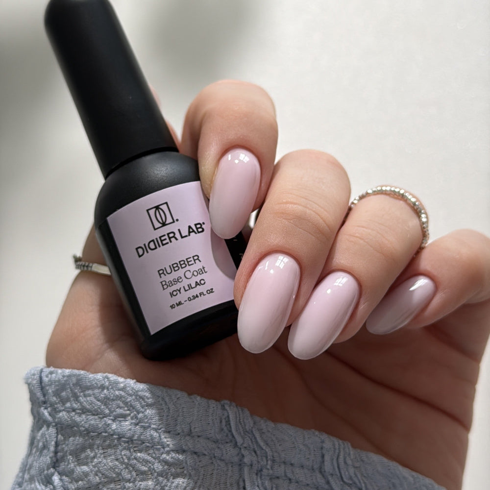 Geelilakka, Rubber base coat, icy lilac, 10ml