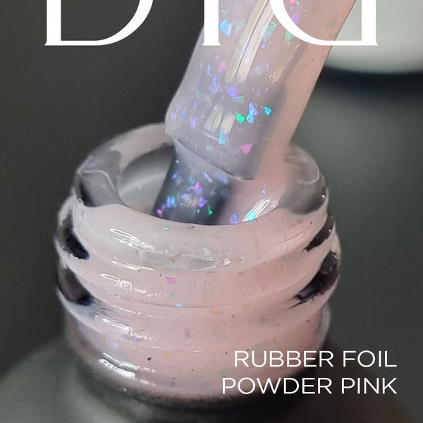 Geelialuslakka Rubber Foil Powder Pink 10ml