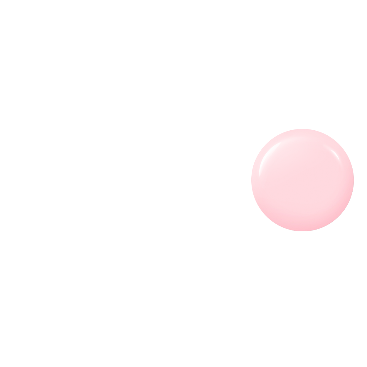 Geelialuslakka Rubber Light Rose HEMA & TPO VAPAA Didier Lab 10ml