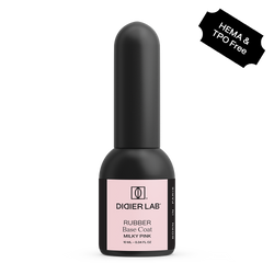 Geelialuslakka Rubber Milky Pink HEMA & TPO VAPAA Didier Lab 10ml