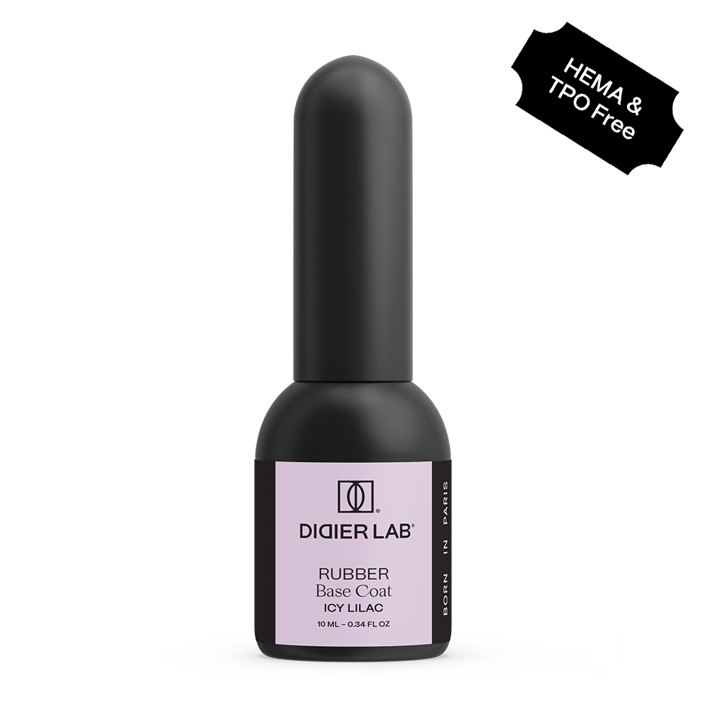Geelilakka, Rubber base coat, icy lilac, HEMA & TPO FREE 10ml