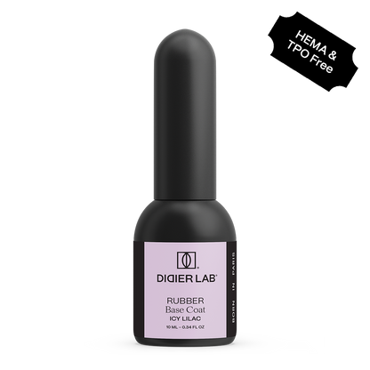 Geelilakka, Rubber base coat, icy lilac, HEMA & TPO FREE 10ml