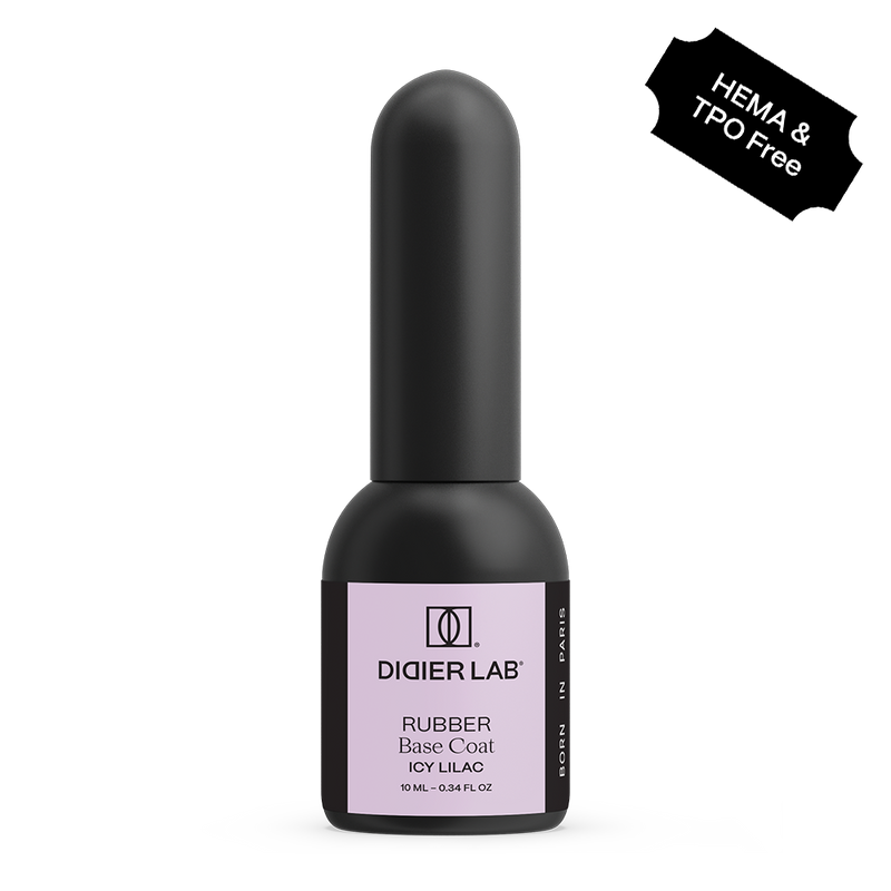 Geelilakka, Rubber base coat, icy lilac, HEMA & TPO FREE 10ml