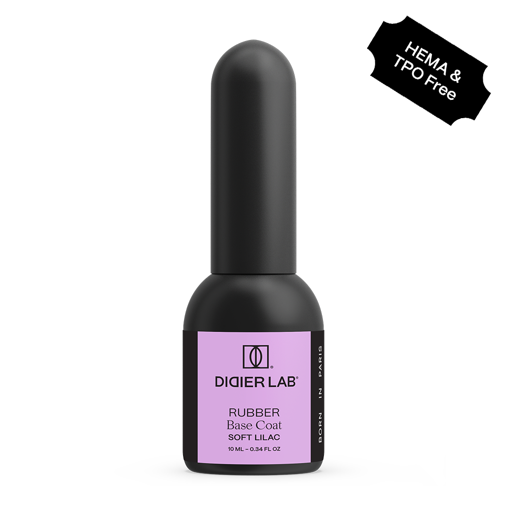 Geelilakka, Rubber base coat, soft lilac, HEMA & TPO FREE 10ml