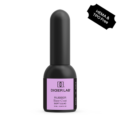 Geelilakka, Rubber base coat, soft lilac, HEMA & TPO FREE 10ml
