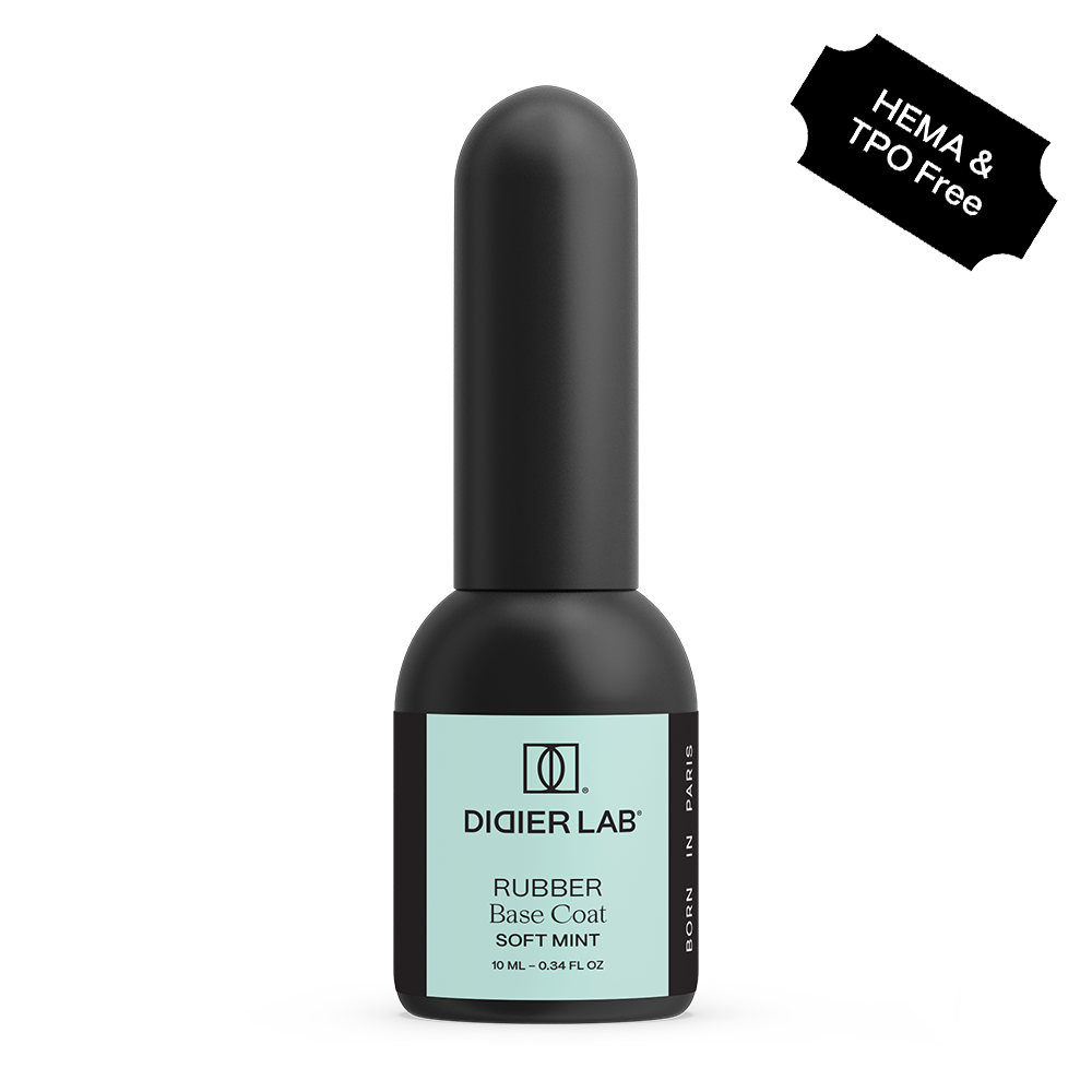 Geelilakka, Rubber base coat, soft mint, HEMA & TPO FREE 10ml