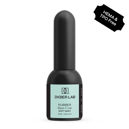 Geelilakka, Rubber base coat, soft mint, HEMA & TPO FREE 10ml
