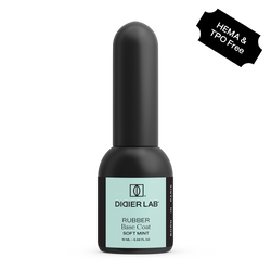 Geelilakka, Rubber base coat, soft mint, HEMA & TPO FREE 10ml