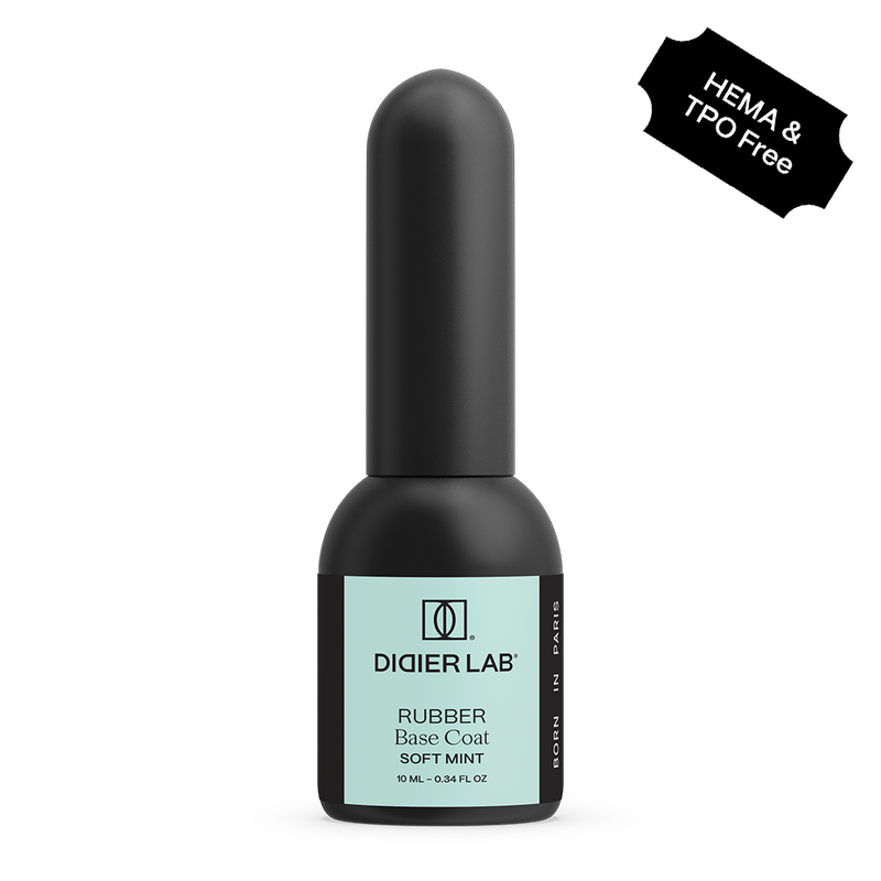 Geelilakka, Rubber base coat, soft mint, HEMA & TPO FREE 10ml