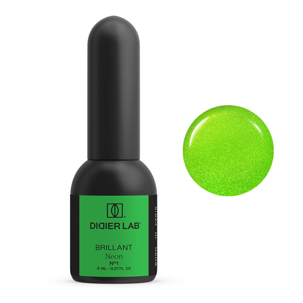 Geelilakka Brillant NEON No1 hema & tpo vapaa Didier Lab 8ml