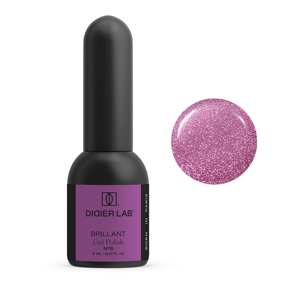 Geelilakka, Brillant, No8, hema & tpo vapaa Didier Lab, 8ml