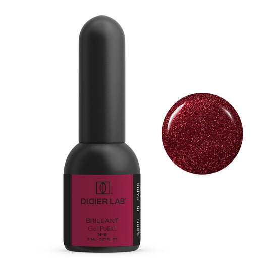 Geelilakka, Brillant, No9, hema & tpo vapaa Didier Lab, 8ml