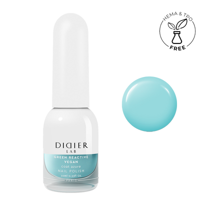 Vegaaninen kynsilakka Green reactive Didier Lab coat azure 10ml
