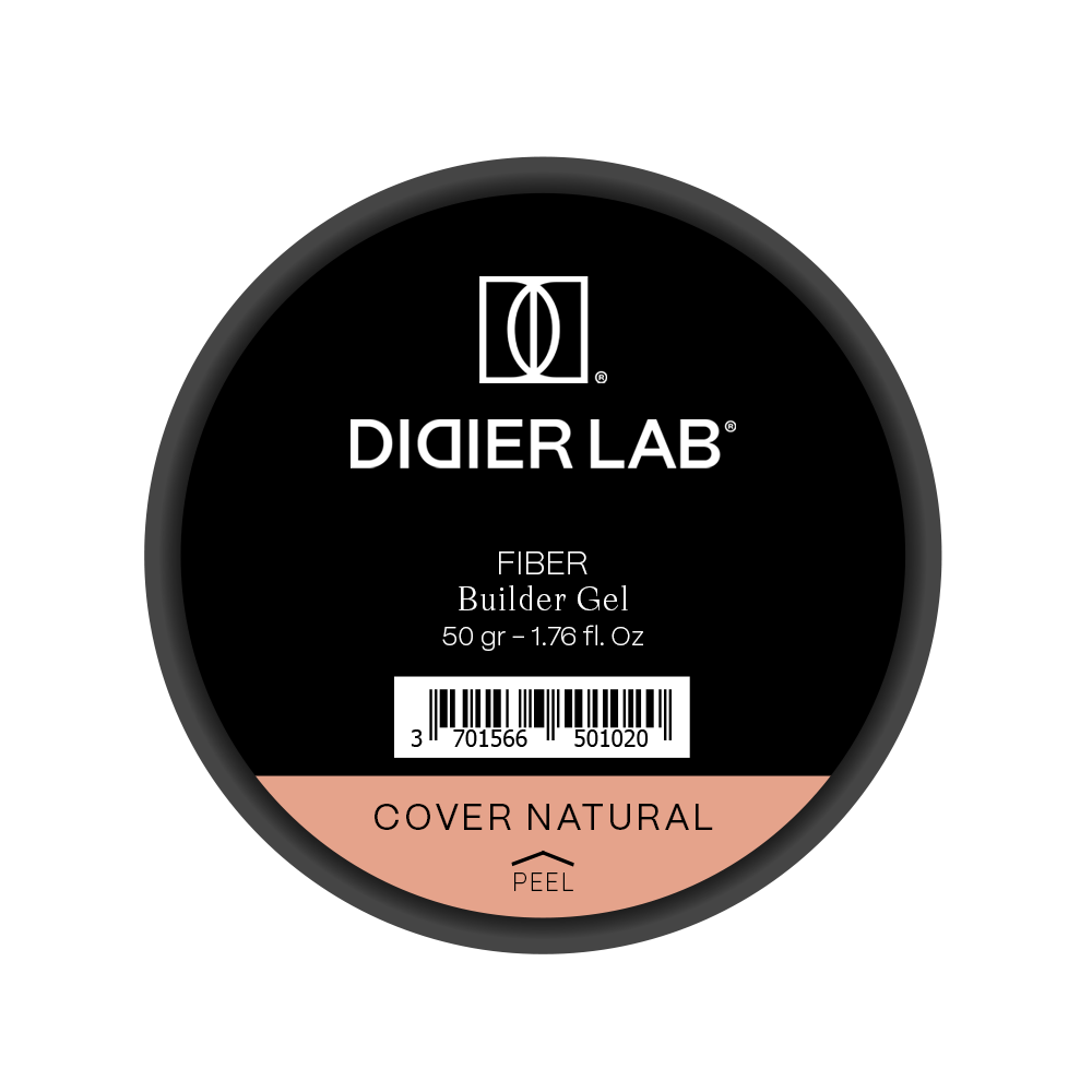 Kuitu rakennegeeli Didier Lab, Cover natural, HEMA & TPO FREE 50gr