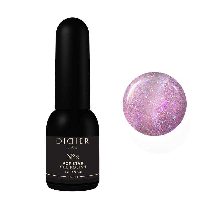 Geelilakka POP Star No2, hema & tpo free Didier Lab, 8ml
