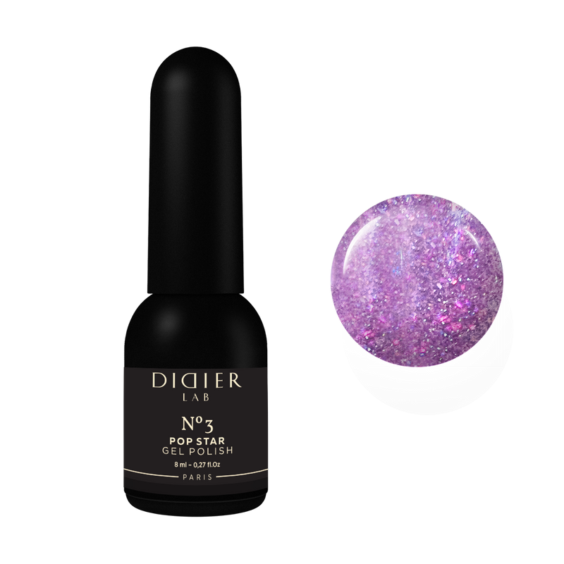 Geelilakka POP Star No3, hema & tpo vapaa Didier Lab, 8ml