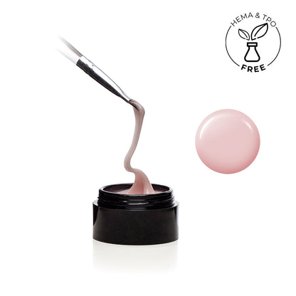 Kuitu rakennegeeli Didier Lab, Soft Pink, HEMA & TPO FREE50gr