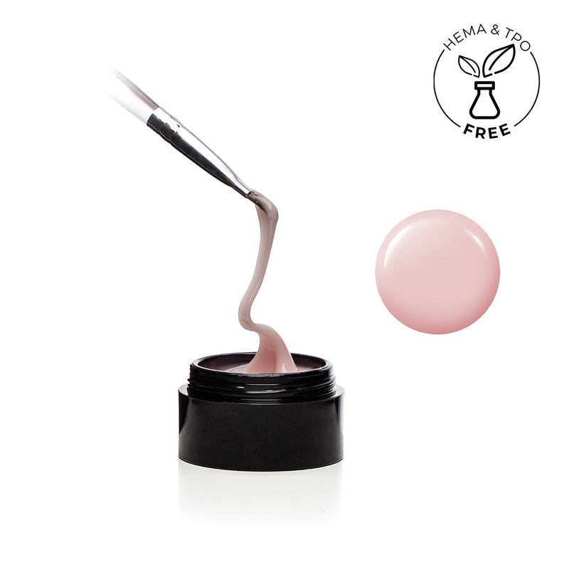Kuitu rakennegeeli Didier Lab, Soft Pink, HEMA & TPO FREE50gr