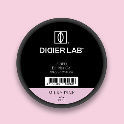 Kuitu rakennegeeli Didier Lab, Milky Pink, HEMA & TPO FREE 50gr