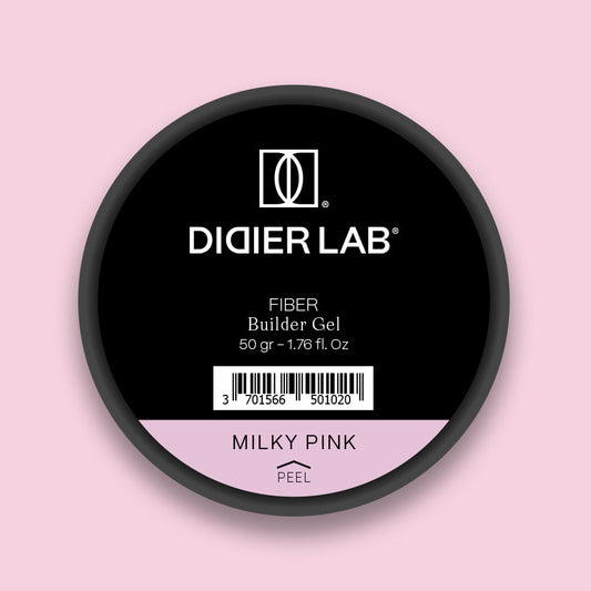 Kuitu rakennegeeli Didier Lab, Milky Pink, HEMA & TPO FREE 50gr