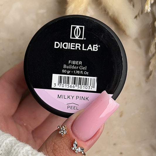 Kuitu rakennegeeli Didier Lab, Milky Pink,  50gr