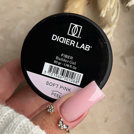 Kuitu rakennegeeli Didier Lab, Soft Pink, 50gr