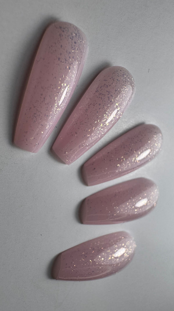 Geelipäällyslakka Glitter Top coat, gold, Didier Lab 10 ml