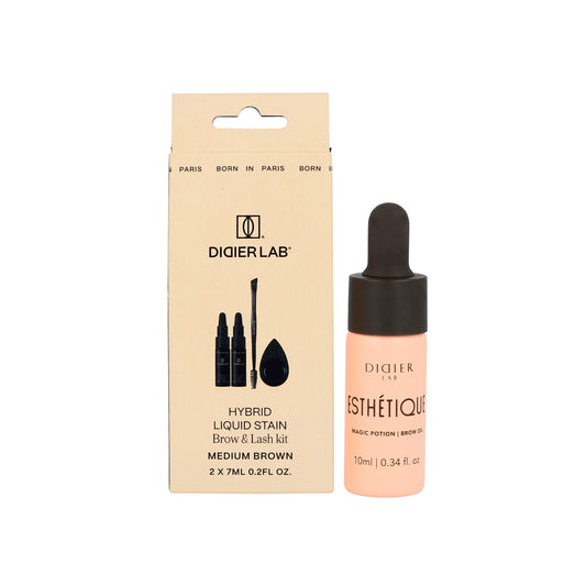 Hybridinesteväri kulmille ja ripsille + Magic Oil