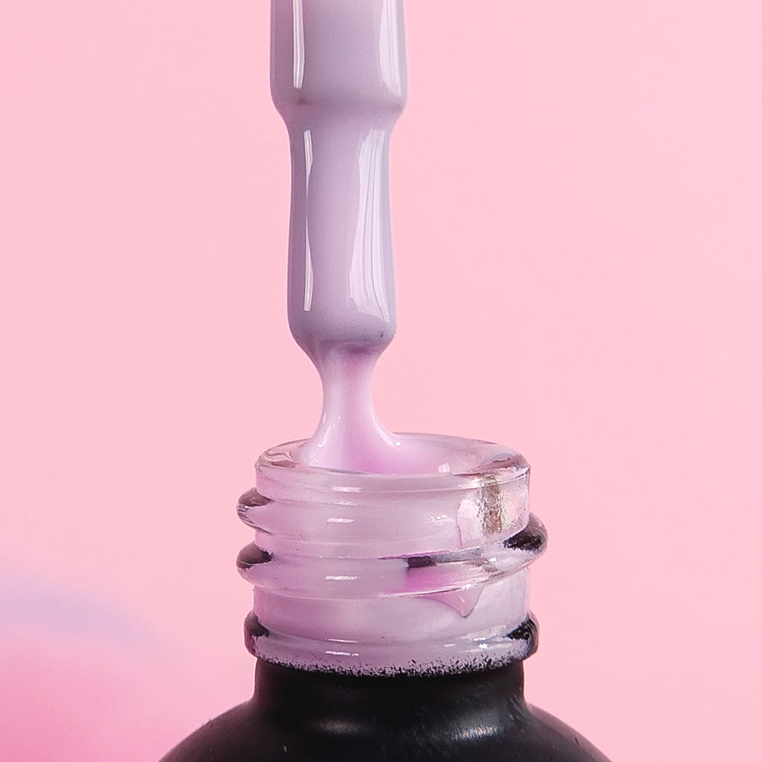 Geelilakka, Rubber base coat, icy lilac, HEMA & TPO FREE 10ml