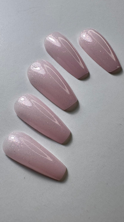 Geelipäällyslakka Glitter Top coat, pink, hema & tpo vapaa Didier Lab 10 ml