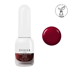 Vegaaninen kynsilakka Green reactive Didier Lab red wine 10ml