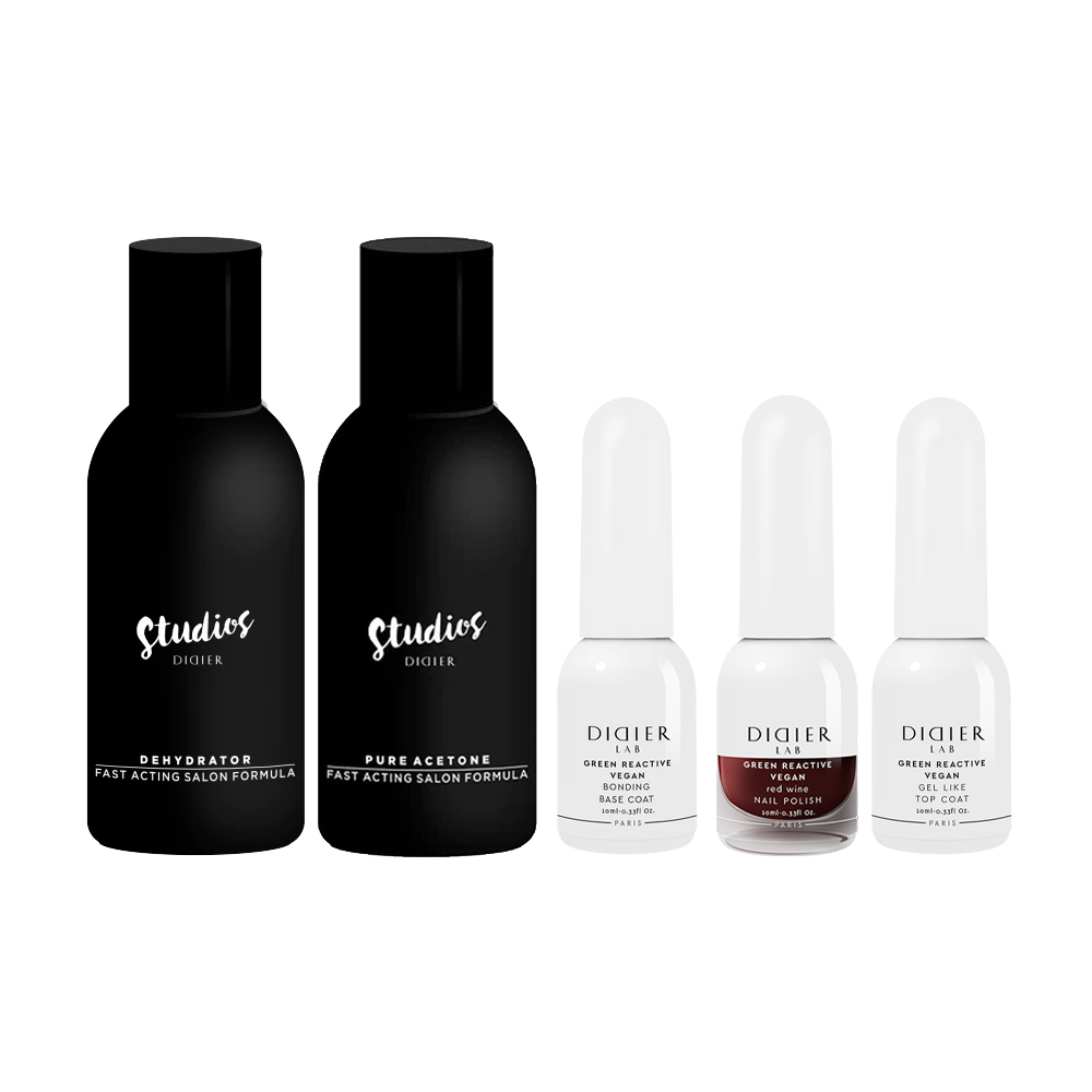 Vegaaninen kynsilakkasetti Red Wine