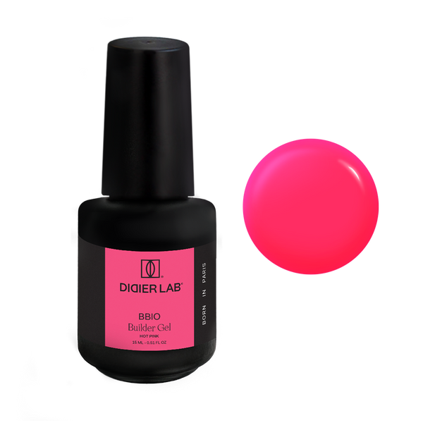Rakennegeeli BBIO Didier Lab Hot Pink HEMA & TPO VAPAA 15ml