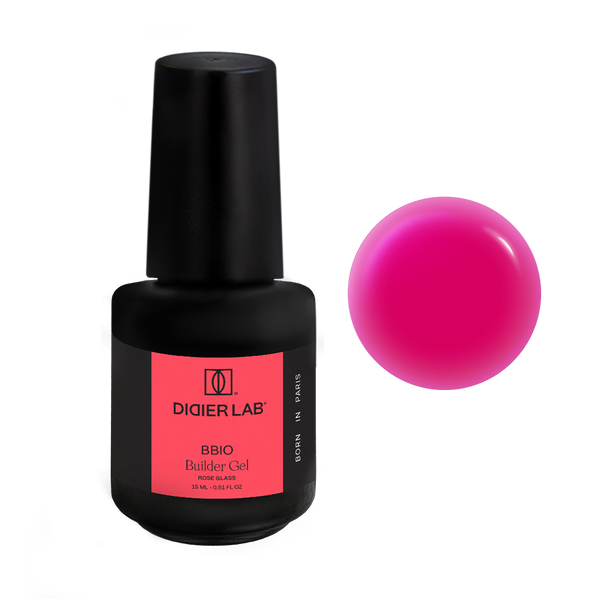 Rakennegeeli BBIO Didier Lab Rose Glass HEMA & TPO VAPAA 15ml