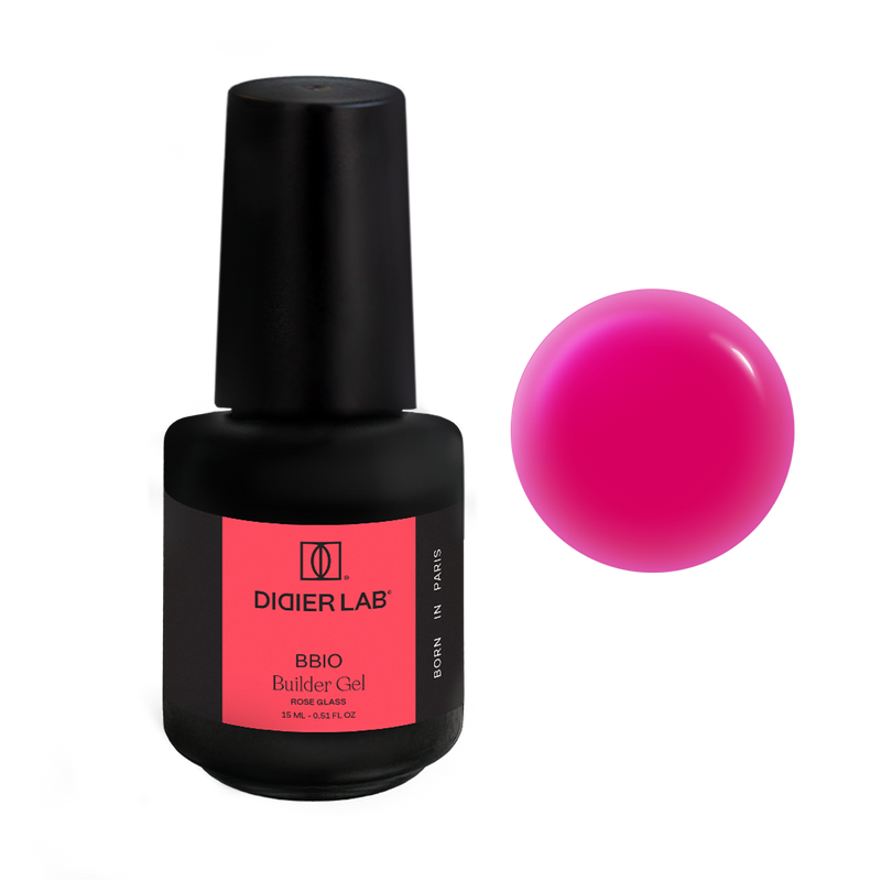 Rakennegeeli BBIO Didier Lab Rose Glass HEMA & TPO VAPAA 15ml