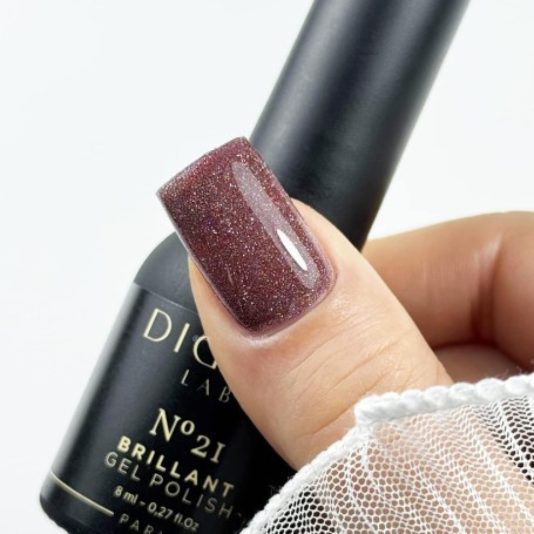 Geelilakka Brillant No21 hema & tpo vapaa Didier Lab 8ml