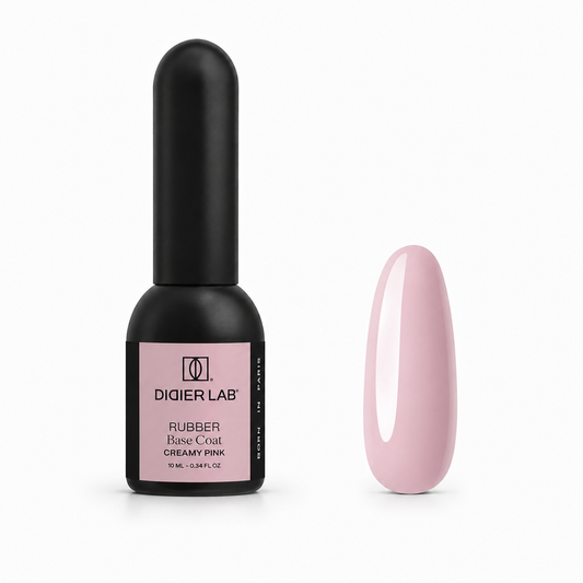 Geelilakka, Rubber base coat, Creamy Pink, 10ml