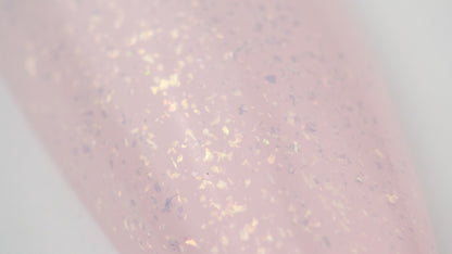 Geelipäällyslakka Glitter Top coat, gold, Didier Lab 10 ml