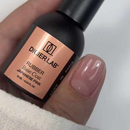 Geelilakka, Rubber base coat, Japanese pink, 10ml