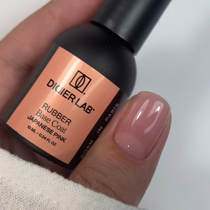 Geelilakka, Rubber base coat, Japanese pink, 10ml